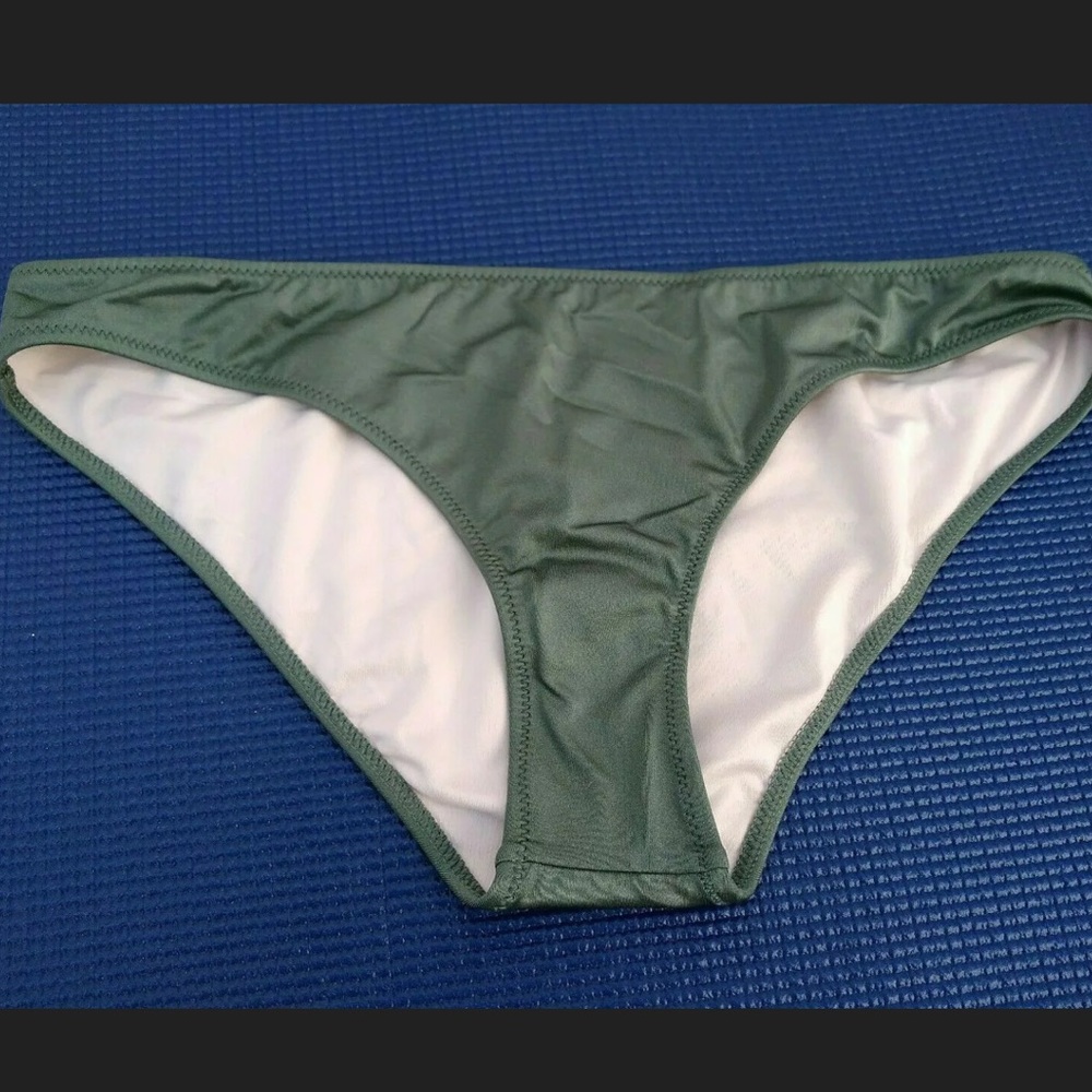 NWT Shade & Shore Sun Coast Green Cheeky Bikini Bottom - Picture 5 of 5